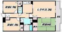 千葉県船橋市馬込西3(マンション)の賃貸物件の間取り