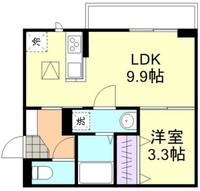 フォルティス四十瀬の間取り