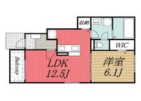 千葉県富里市七栄(アパート)の賃貸物件の間取り