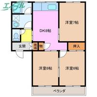 パークハイムカトウの間取り