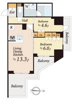 ラグゼナ八王子寺町の間取り