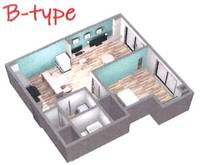 レナジアつくば東の間取り