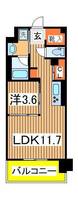 ART RESIDENCE IN OoTAKA‐no‐MORI C棟の間取り