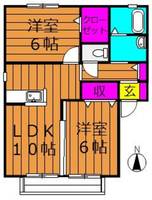 物件の間取り画像
