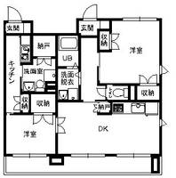 神奈川県藤沢市湘南台5の賃貸マンションの間取り