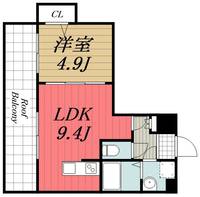 千葉県千葉市稲毛区稲毛東3(マンション)の賃貸物件の間取り