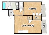 兵庫県神戸市東灘区深江本町2(マンション)の賃貸物件の間取り