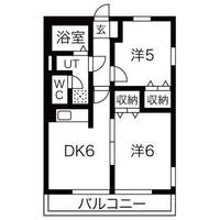 群馬県伊勢崎市今泉町1(アパート)の賃貸物件の間取り