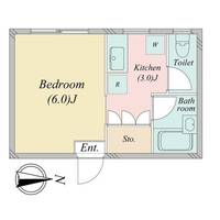 神奈川県横浜市青葉区桂台1(アパート)の賃貸物件の間取り