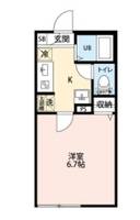 千葉県松戸市松戸(アパート)の賃貸物件の間取り