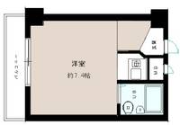 サンコート住吉駅前の間取り