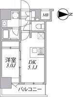 東京都江東区大島1(マンション)の賃貸物件の間取り