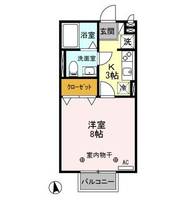 群馬県高崎市上大類町(アパート)の賃貸物件の間取り