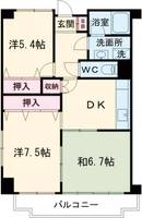 物件の間取り画像