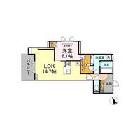 Ds LIEN (ディ-ズリアン) Aの間取り