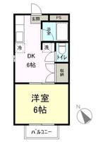 長野県松本市大字岡田松岡(アパート)の賃貸物件の間取り