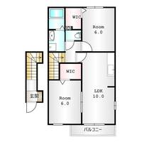 群馬県高崎市吉井町小串(アパート)の賃貸物件の間取り