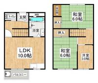 松が丘住宅12号棟の間取り