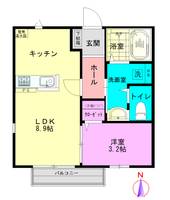 サンパティーク桜森Aの間取り