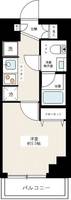 モデナエスタ北千住の間取り