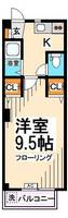東京都杉並区大宮1(マンション)の賃貸物件の間取り