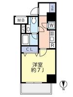 東京都江東区亀戸6(マンション)の賃貸物件の間取り