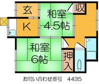 梶町アパートの間取り