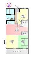 アンシュレール大井の間取り