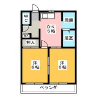 サンスリーゼ Aの間取り