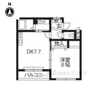 ベルテ長岡京の間取り