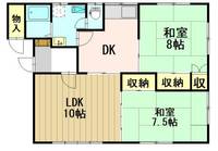 コーポ柳田の間取り