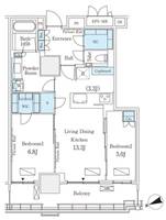 ロイヤルパークス品川の間取り