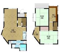 埼玉県川越市岸町3(一戸建)の賃貸物件の間取り