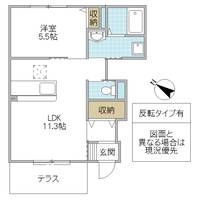 ブルームガーデン Aの間取り