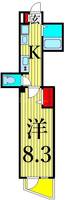 TRADIS NIPPORI Sの間取り