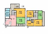 愛媛県新居浜市横水町(一戸建)の賃貸物件の間取り