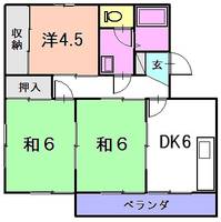 根道ヶ丘コーポラスの間取り