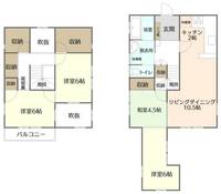 栃木県宇都宮市上田原町(一戸建)の賃貸物件の間取り