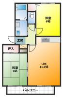 メゾンフェルメールの間取り