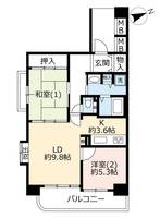 URシティコート元住吉の間取り