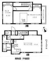 神奈川県横浜市南区唐沢(一戸建)の賃貸物件の間取り
