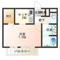 COZY岸里の間取り