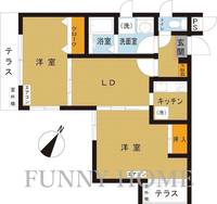 東京都世田谷区池尻2(マンション)の賃貸物件の間取り