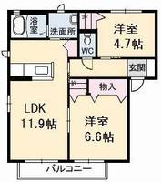 物件の間取り画像