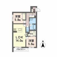 グリナージュの間取り