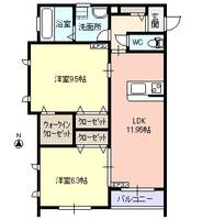 センザンM NORTHの間取り