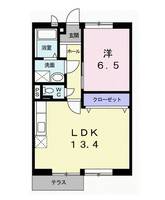 和歌山県岩出市山(アパート)の賃貸物件の間取り