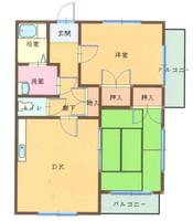 リビエ川崎4-Cの間取り