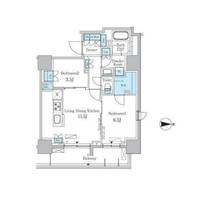 東京都台東区蔵前4(マンション)の賃貸物件の間取り