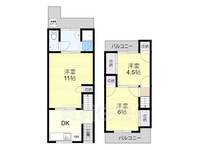 大阪府守口市梶町4(一戸建)の賃貸物件の間取り